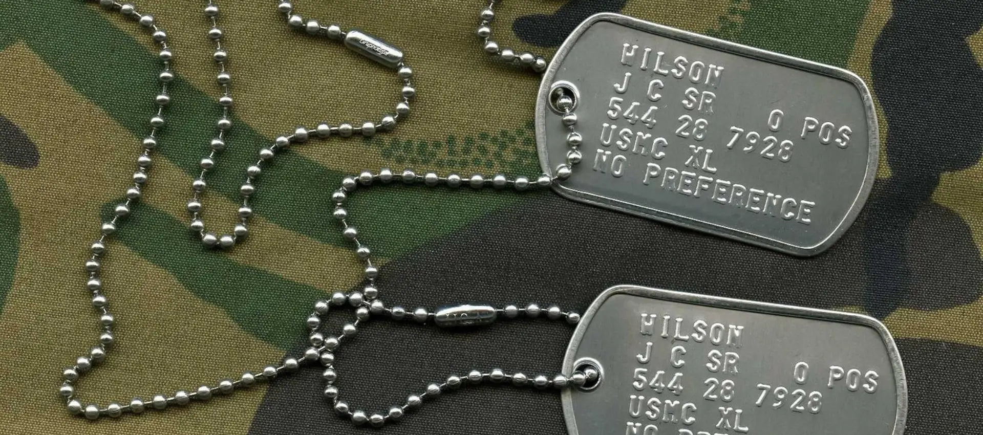 Dog Tag Embossing Service Singapore (US-Style Tags)