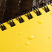 RITE IN THE RAIN TOP SPIRAL NOTEBOOK 3" X 5" - YELLOW (135)