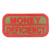 MONEY DEFICIENCY PATCH - OLIVE RED