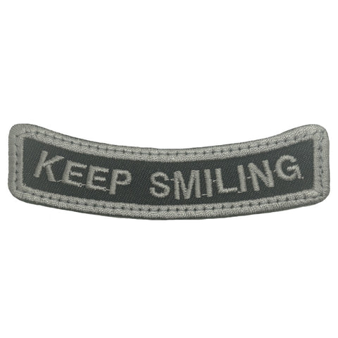KEEP SMILING TAB - BLACK FOLIAGE