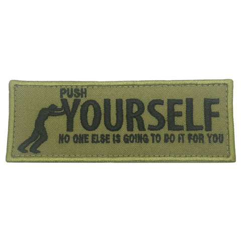 PUSH YOURSELF PATCH - OLIVE GREEN