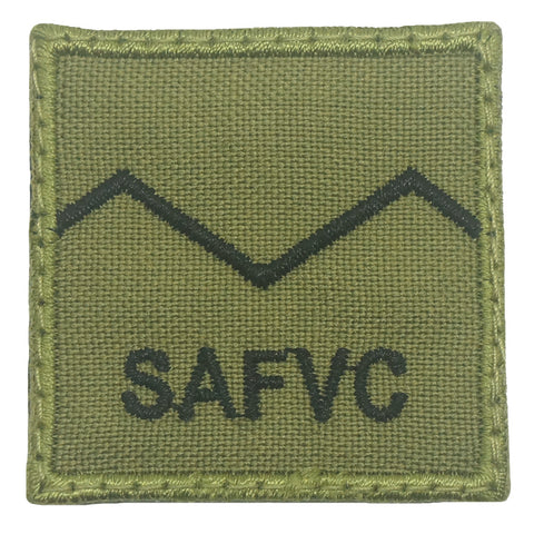 MINI SAFVC RANK PATCH - SV 1 (OLIVE GREEN)