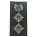 MINI SPF RANK PATCH (BLACK FOLIAGE) - SUPERINTENDENT OF POLICE (SUP)