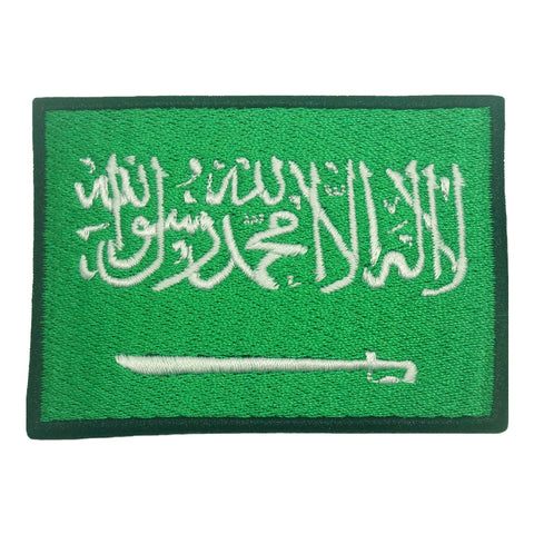 SAUDI ARABIA FLAG VELCRO PATCH - LARGE