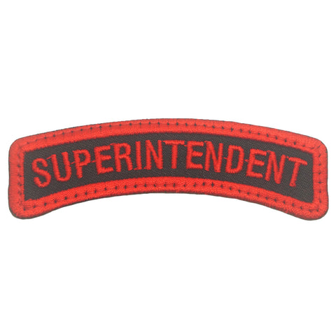 SUPERINTENDENT TAB - BLACK RED