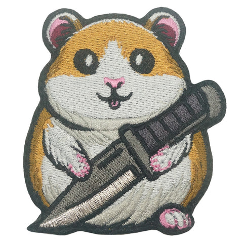 "DON'T PLAY PLAY, I BITE YOU AH" TACTICAL HAMSTER PATCH - FULL COLOR