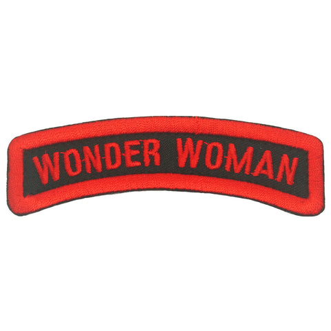 WONDER WOMAN TAB - BLACK RED