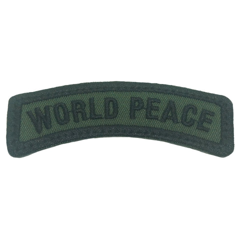 WORLD PEACE TAB - OD GREEN