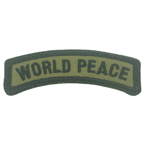 WORLD PEACE TAB - OLIVE GREEN