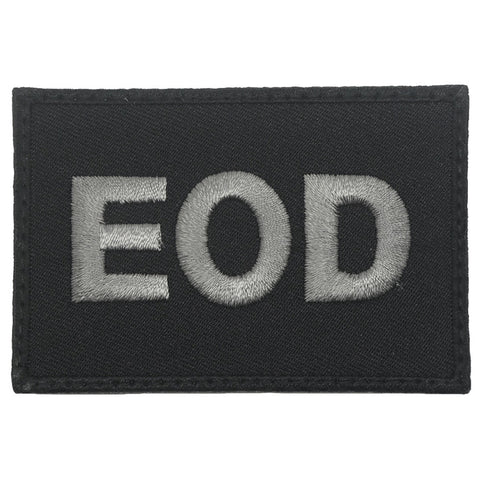 EOD CALL SIGN PATCH - BLACK FOLIAGE