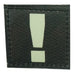 EXCLAMATION MARK GITD PATCH - GLOW IN THE DARK