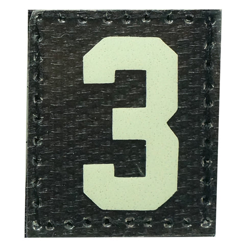 HGS NUMBER 3 PATCH - GLOW IN THE DARK