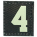 HGS NUMBER 4 PATCH - GLOW IN THE DARK