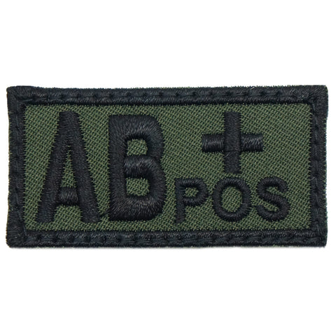 HGS BLOOD GROUP PATCH - AB POSITIVE (OD GREEN)
