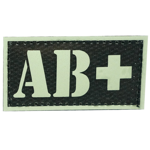 HGS GLOW IN THE DARK BLOOD TYPE PATCH (AB+)