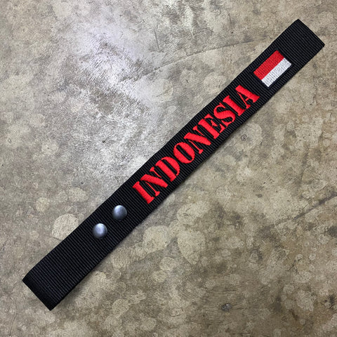 LUGGAGE TAG CUSTOMIZATION WITH INDONESIA FLAG
