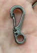 MINI SF PARACORD CARABINERS (2 PIECES - GLOSSY SILVER)