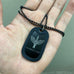 LASER ENGRAVED BLACK ANODIZED LOGO DOG TAG - FOR HONOUR AND GLORY (COMMANDO)