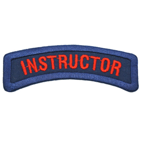 INSTRUCTOR TAB - ROYAL BLUE RED