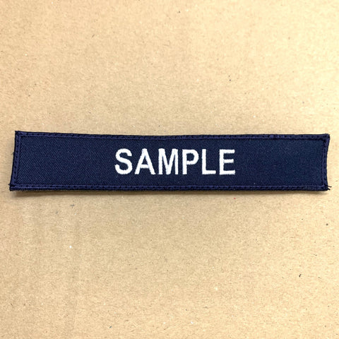 SCDF CIVIL DEFENCE NAME TAG (WITH VELCRO BACKING)