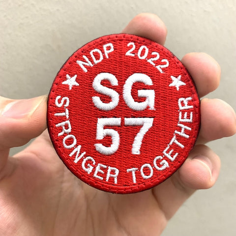 SG 57 NDP 2022 STRONGER TOGETHER PATCH