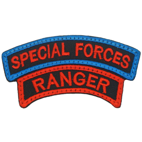 THAILAND SPECIAL FORCES X RANGER TAB - RED BLUE