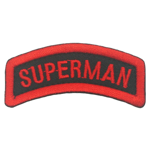SUPERMAN TAB - BLACK RED