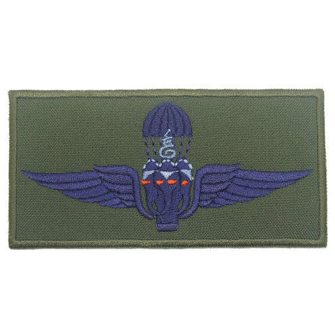 THAILAND AIRBORNE WING WITH RECTANGULAR BORDER - OD GREEN