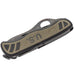 VICTORINOX SWISS US ARMY ONE-HAND SOLDIER KNIFE - OD GREEN
