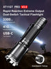 KLARUS XT11GT PRO V.20 USB-C RECHARGEABLE TACTICAL LED FLASHLIGHT (USES 1 X 18650 INCLUDED) - 3300 LUMENS