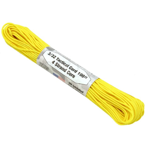 ATWOOD ROPE MFG TACTICAL 275 CORD (100FT) - YELLOW