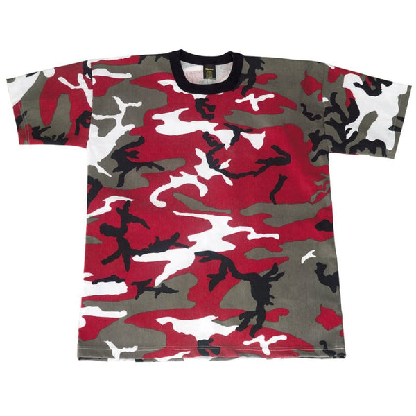 red camo tee