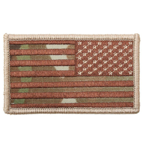 ROTHCO REVERSE AMERICAN FLAG PATCH - MULTICAM - Hock Gift Shop | Army Online Store in Singapore
