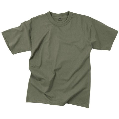 ROTHCO 100% COTTON T-SHIRT - FOLIAGE GREEN - Hock Gift Shop | Army Online Store in Singapore