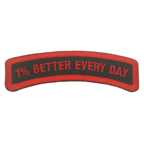 1% BETTER EVERY DAY TAB - BLACK RED