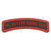 1% BETTER EVERY DAY TAB - BLACK RED