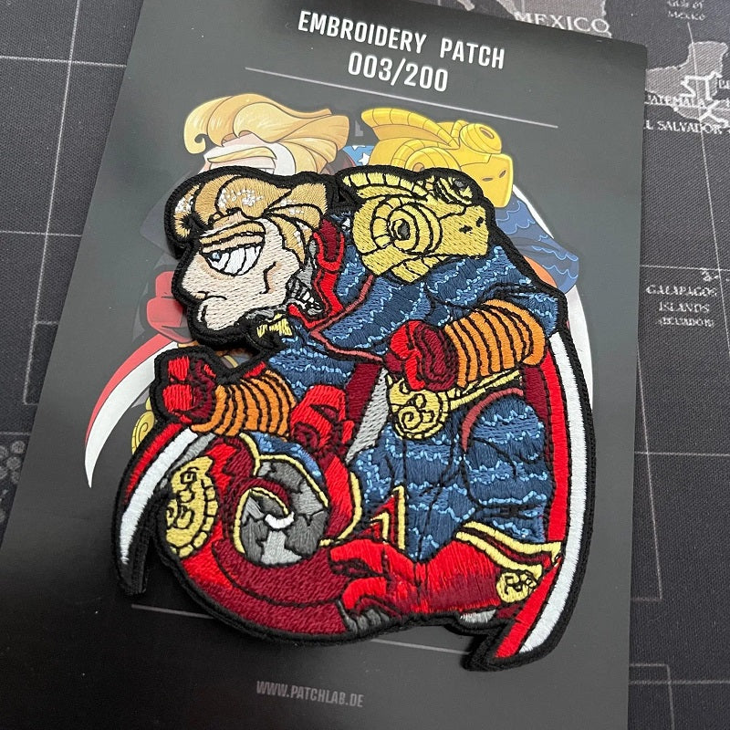 CHAMELEON #118 - EMBROIDERY PATCH