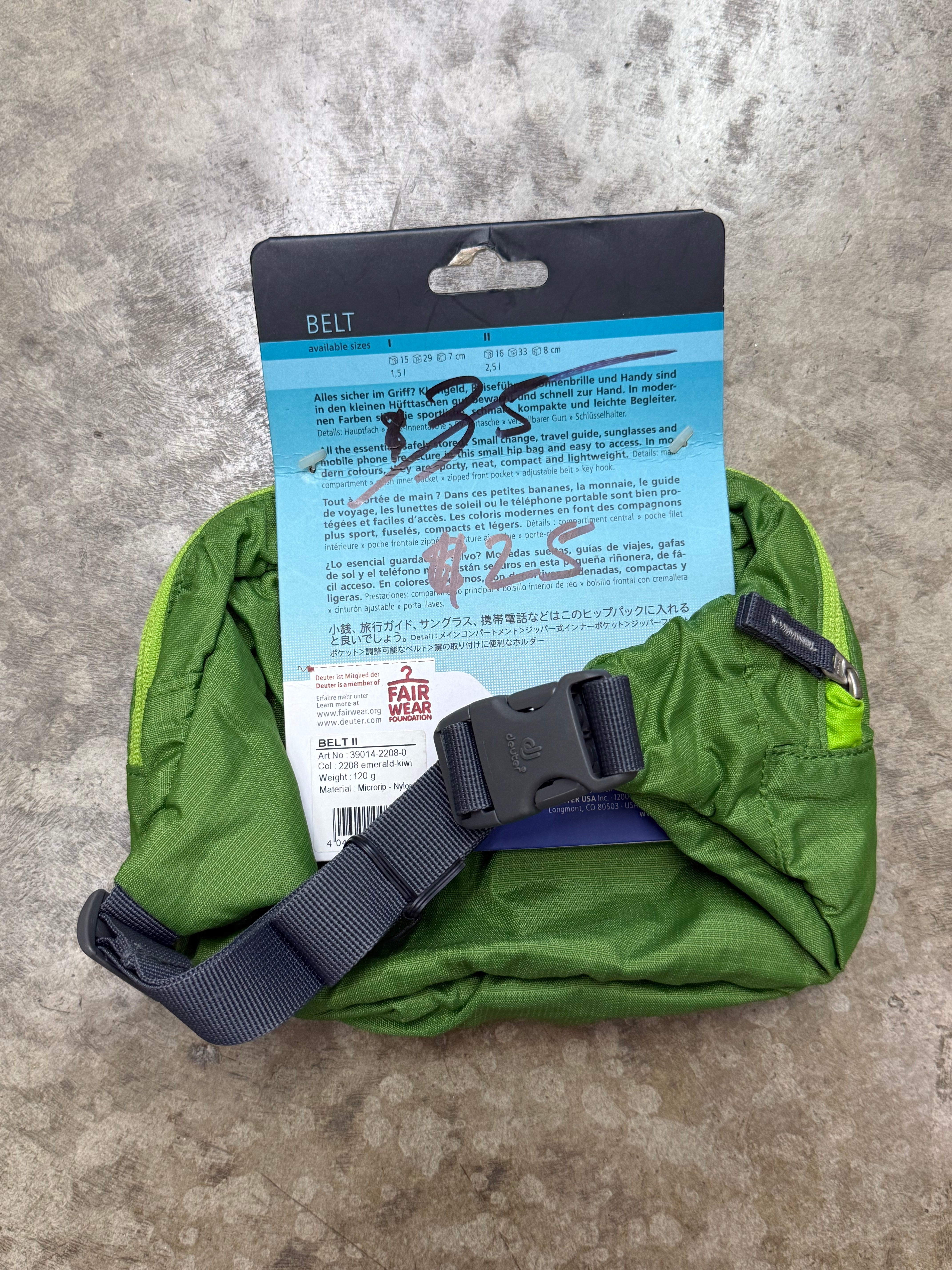Deuter Belt Pouch II (Emerald Kiwi)