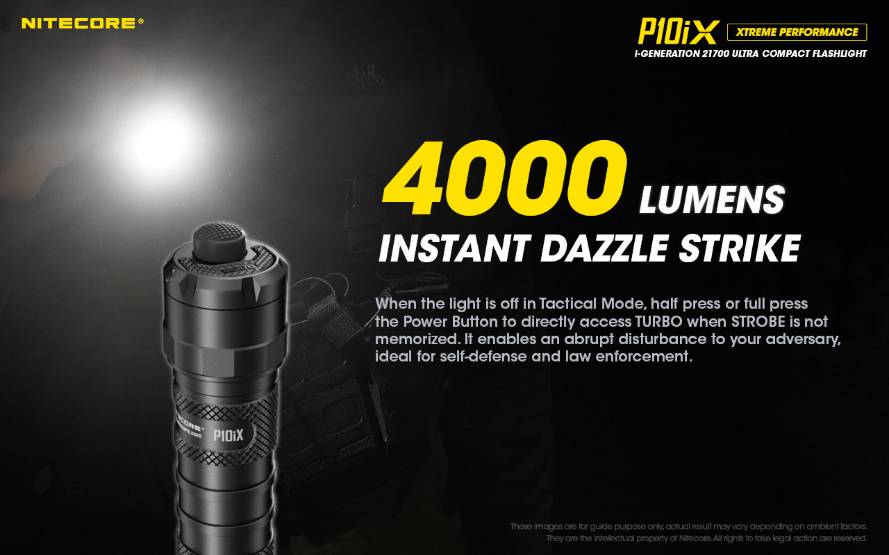 NITECORE SRT7I - 3000 LUMENS FLASHLIGHT (5000mAH LI-ION BATTERY INCLUDED)