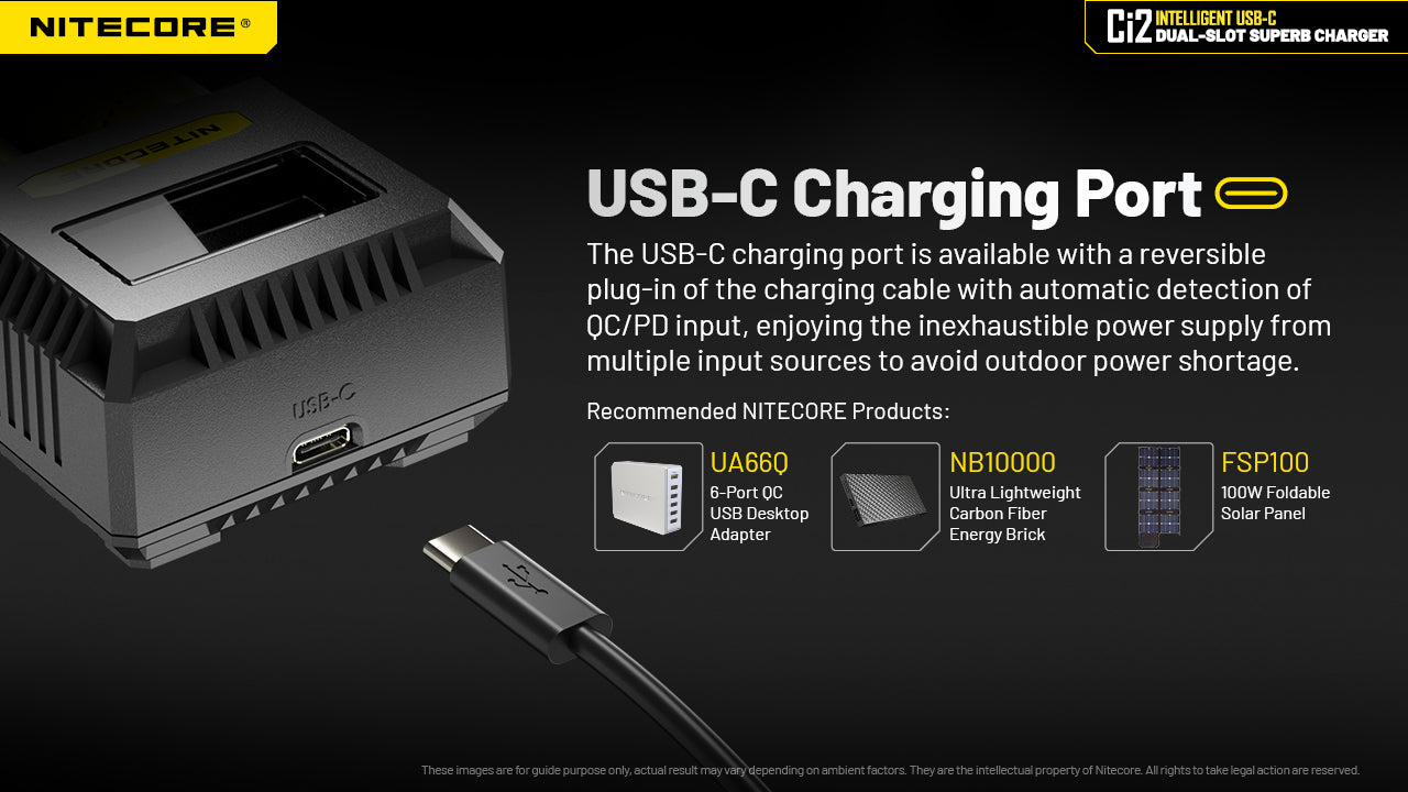 NITECORE Ci2 CHARGER (USB-C 3A 18W)