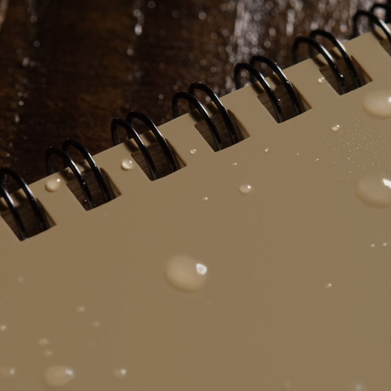 RITE IN THE RAIN TOP SPIRAL NOTEBOOK 3" X 5" - TAN (935T)
