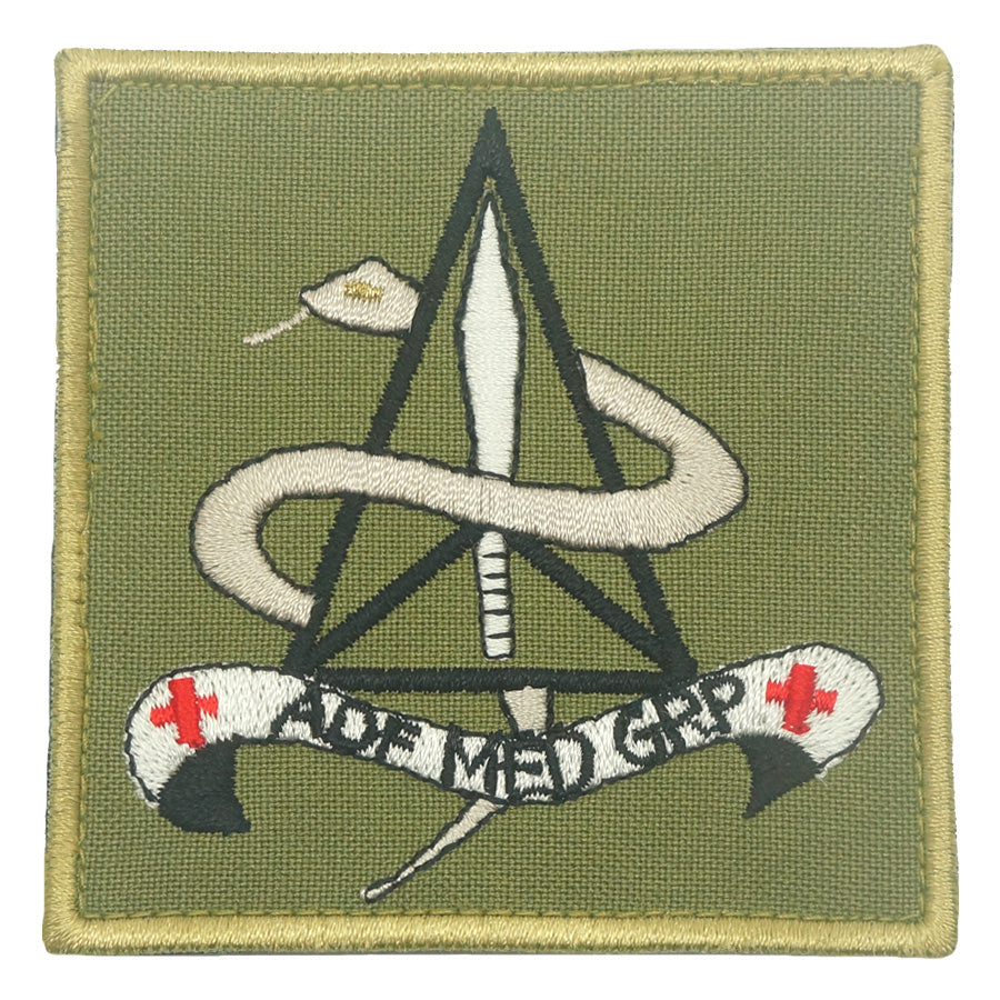 ADF MED GRP PATCH - OLIVE GREEN