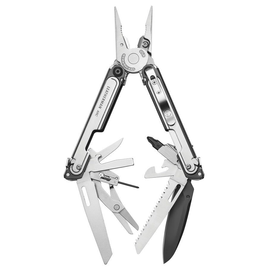 Leatherman ARC Multi-Tool (Black DLC & Stainless Steel) - 20 Tools