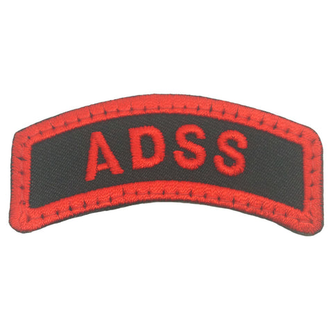 ADSS (AIR DEFENCE SYSTEM SPECIALIST) TAB - BLACK RED