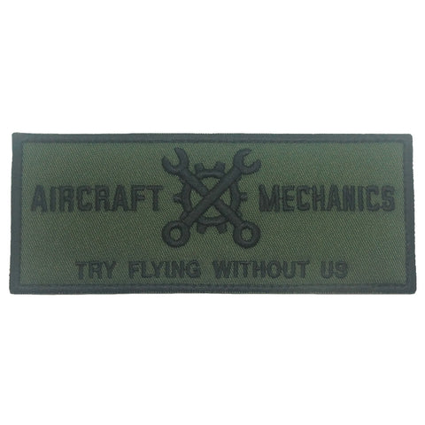 AIRCRAFT MECHANICS PATCH - OD GREEN