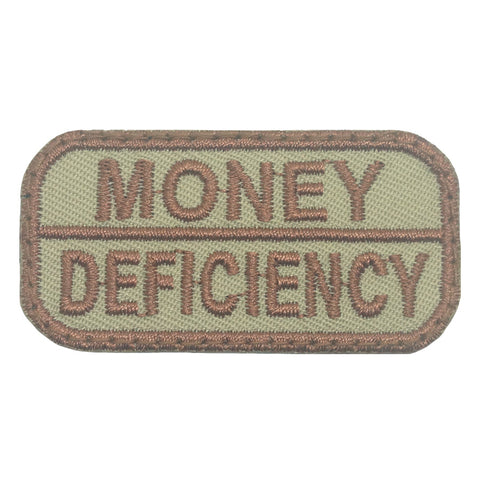 MONEY DEFICIENCY PATCH - KHAKI