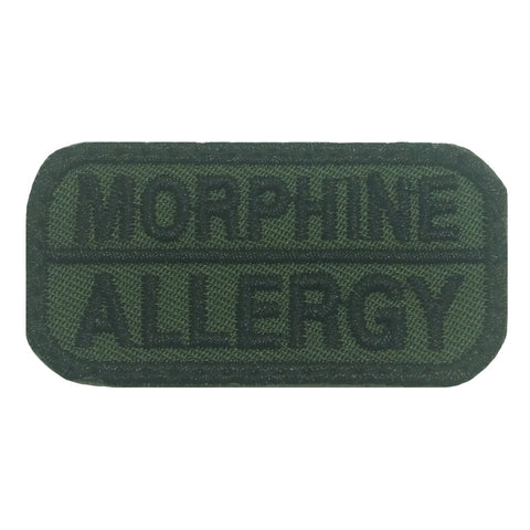 MORPHINE ALLERGY PATCH - OD GREEN