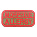 MORPHINE ALLERGY PATCH - OLIVE RED