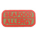 SEAFOOD ALLERGY PATCH - OLIVE RED