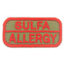 SULFA ALLERGY PATCH - OLIVE RED